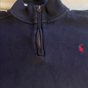 Polo Ralph Lauren Dark Blue Zip-Up Sweater